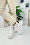 Casual Men's White Sneaker Lace-Up Thick Sole Oval Toe Ankle Support Sports Shoes 2282 - 4