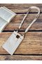 Cream Canvas Phone Bag Wallet