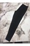Women's Gray Combed Cotton Plain Patternless High Waist Tights V4000 - 5