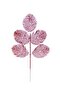 67 cm Red Artificial Glitter Needle Branch