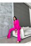 Tie-Up Blazer Jacket Wide Leg Trousers Set