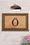 Coco Letter Ö 40x60 Cm Bristle Mat, Decorative Multi-Purpose Indoor and Outdoor Door Mat