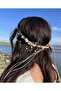 Bridal Crown, Collar Flower, Henna Crown, Engagement Crown, Sea Shell Crown, Starfish Crown - 6