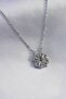 316L Steel Silver - Opening Clover Model Women's Necklace Ebj 240912 W26425
