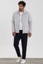 New season men's seasonal lined double zipper detailed grey seasonal jacket mz56107 - 7