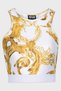 Patterned Slim Fit Crop Top Top 76Ham227 Js292 G03 - 5