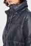 Regular Fit Hooded Long Puffer Coat COAT 6RYL24 YN4NZ 1990 - 4