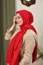 Hijab Women's Bamboo Scarf Shawl Red - 3