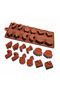 Santa Claus, Pine Tree, Christmas Stocking, Snowman Shaped Christmas Themed Chocolate Mold - 4