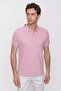 Men's Powder Basic Plain 100% Cotton Slim Fit Slim Fit Short Sleeve Polo Collar T-Shirt - 2