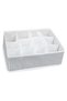Gray 12-Compartment Drawer Organizer Multi-Purpose Practical Socks Tie Scarf Organizer Cardboard Box - 4