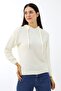 Women's Hooded Knitwear Sweater - 3