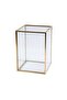 Brass Custom Design Cosmetic Storage Box Gold Desktop Lipstick Glass Jewelry - 4