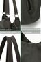 3286 Lonia Women's Light Green Khaki Canvas 100% Cotton Canvas Daily Shoulder Tote Bag - 5