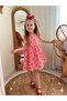 Girl's Strawberry Summer Dress, Holiday Outfit - 5