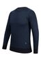 Men's Crew Neck Knitwear Navy Blue Sweater Patterned Steel Knit Classic Fit - 5005C - 3