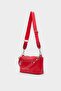 Vendy Red Women's Strap Hand and Shoulder Bag - Adjustable - 4