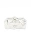 068 2200 Silver Metal Evening Bag - 3