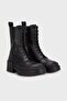 Thick Heeled Zippered Leather Boots BOT X3N184 XF767 00002 - 3