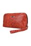 Genuine Leather Wrist Hand Strap Women Makeup Cosmetic Bag 2020 - 4