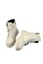 Kafkaslar Cream Girls' Boots with Drawstring and Zipper - 4