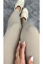 Ribbed Raised Inner Tights Seamless Inner Fleece Winter Tights - 2