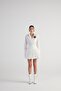 Elastic Waist Mini Balloon Lexi Skirt White