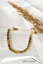 Stainless Anti-Tarnish Steel Barley Chain Bracelet - 2