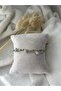 Broken Aquamarine Stone Gold Thread Bracelet & Anklet - 4
