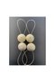 Curtain Latch Gold Round Pack of 4 Magnetic Curtain Collector Curtain Accessory