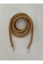 Double Breasted Fastening Device Rope Cord Background Curtain Cornice Tactical Mustard (GOLD) - 2