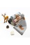 Knitwear Knitted Baby Blanket for Baby Girl and Boy Gray Deer 85cm X85Cm - 6
