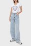 Ss Rn Flowers Cotton Slim Fit T Shirt W4RI38J1314G011 T SHIRT W4RI38J1314 G011 - 3