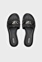 Logoed Straw Flat Slippers 40S4Ebfs1D003 Slippers 40S4Ebfs1D 003 - 5