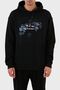 Patterned Kangaroo Pocket 100% Cotton Hooded Relaxed Fit Sweat Men's SWEAT 6R1M8P 1J7D