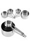 Stainless Steel Cup Measuring Spoons - Scale Set of 4