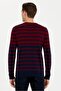 U.S. Polo Crew Neck Claret Red Men's Sweater Column - 5