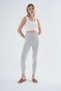 Gray Hair Braided Ribbed Knitted Cotton Viscose Wool Content Special Yarn Seamless Knitwear Leggings Trist-K-1975