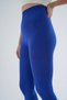 Cobalt blue Hair Braided Ribbed Knitted Cotton Viscon Wool Content Special Yarn Seamless Knitwear Leggings Trist-K-1975 - 6