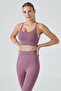 Pine Adjustable Thin Strap Bra Pastel Lilac - 2