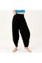 Linen Shalwar Trousers -Bohemian Style- Black Color- Comfortable Shalwar Trousers 100% Cotton Linen - 2