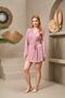 25111 Women's Long Sleeve Short Dressing Gown