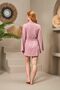 25111 Women's Long Sleeve Short Dressing Gown - 6