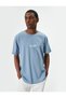 Cotton Slim Fit T-Shirt - Crew Neck, Slogan Print, Short Sleeve
