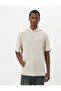Hooded T-Shirt Short Sleeve Kangaroo Pocket Detail Off Shoulder
