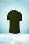 Plus Size Men's Khaki Dri-Fit Plain Short Sleeve Comfort T-Shirt (4XL- 10XL) - 2