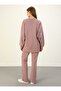 Comfortable Cut Tracksuit Set - Deep Pink - Benin - 5