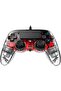 Compact Controller Light Edition Wired Gaming Controller for PS4 with Touchpad, Transparent - 3