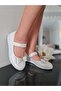 White Girl's Wedding Shoes Ballerinas - 3