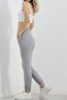 New Estevia Clez Leg Elastic Ribbon Sweatpants Gray Colored Company - 5
